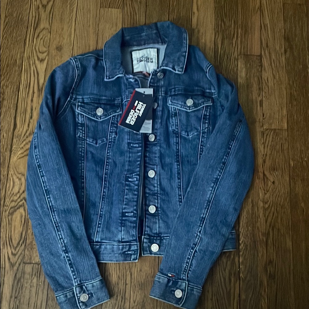 NWT Tommy Hilfiger Blue Denim Jacket